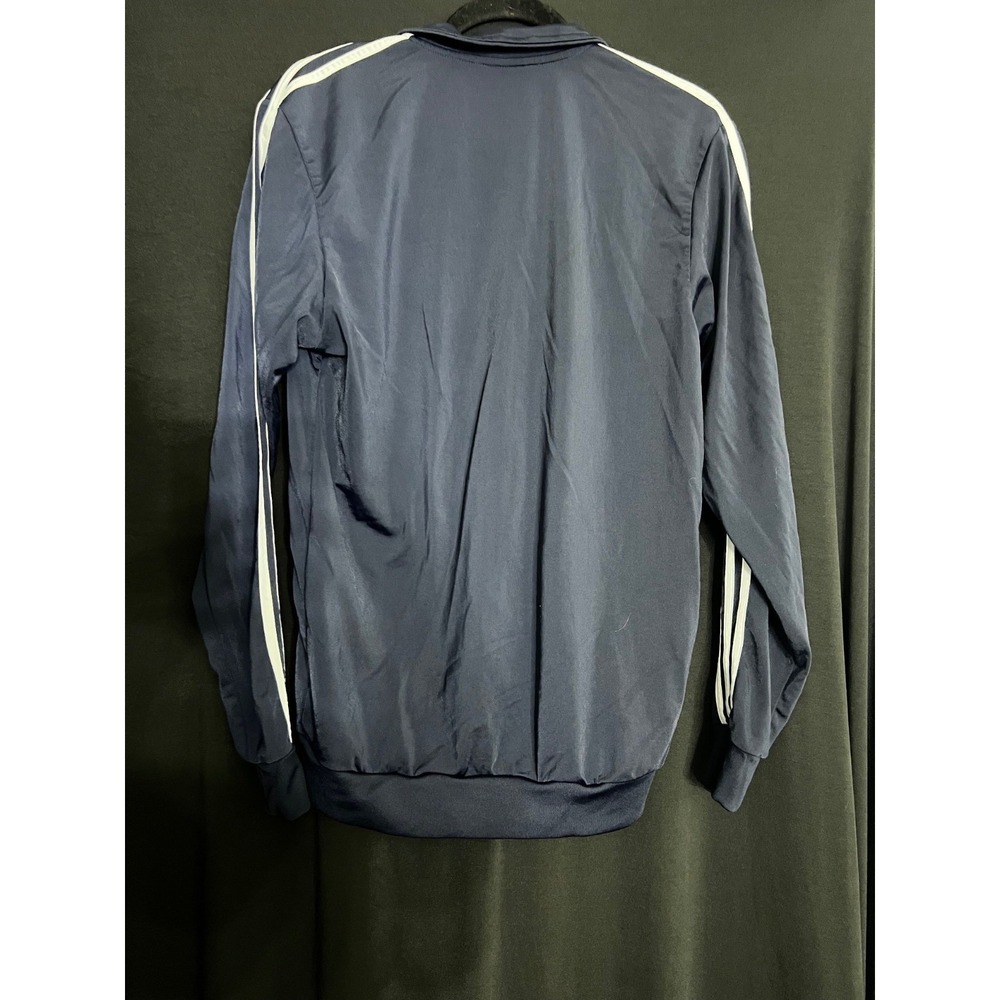 Men's Navy Blue Adidas Zip Up Jacket Size M - Picture 3 of 5